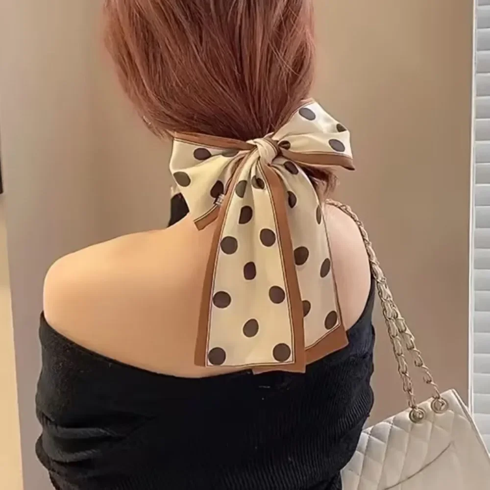 Elegant Polka Dot Scarf H17